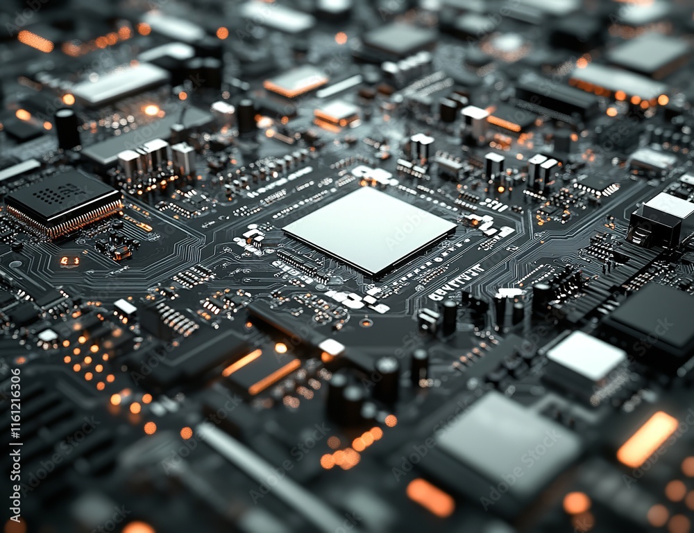 A Close-Up Shot of an Electronic Circuit Board Being Printed A Close-Up Shot of an Electronic Circuit Board Being Printed