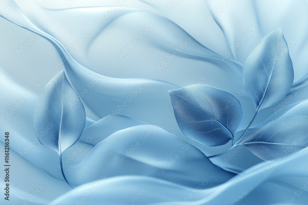 Obraz premium A close-up shot of a single blue flower sitting on a plain white background