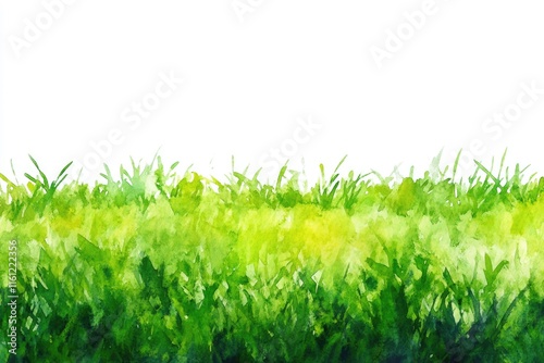 Lush and vibrant green grass, ideal for outdoor scenes or nature-inspired designs
