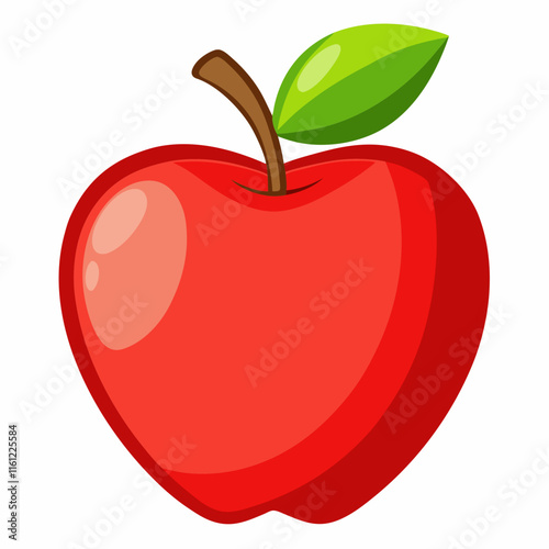 High-quality vector illustration of create vector apple for design projects and creative needs