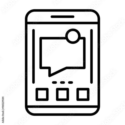 Messages Solid Icon Style