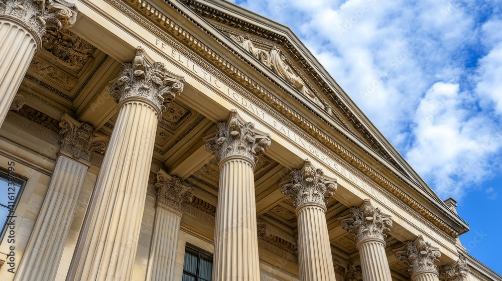 Federal Reserve building facade standing strong and secure, symbolizing economic stability and the central role of financial institutions in modern society Federal Reserve building facade standing strong and secure, symbolizing economic stability and the central role of financial institutions in modern society
