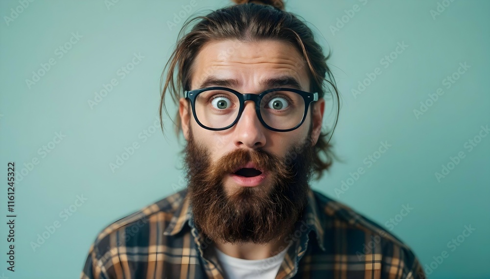 Obraz premium man with glasses