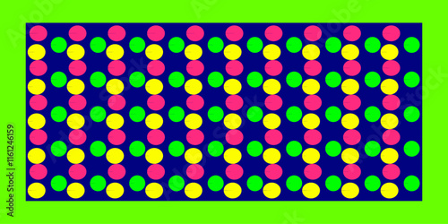 Polka dots colorful pattern on white background and texture, abstract colorful background, wallpaper .