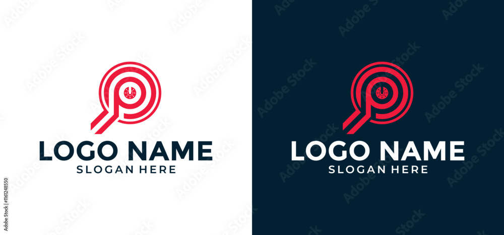 Creative ping pong ball vector logo. Tennis racket sports club symbol icon illustration design. Creative ping pong ball vector logo. Tennis racket sports club symbol icon illustration design.