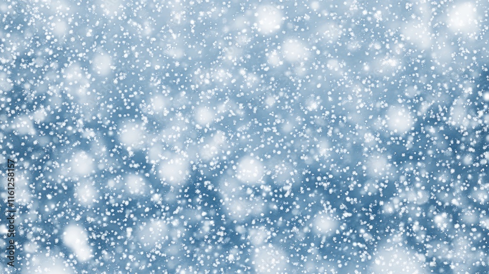 Fototapeta premium A picture of snow falling from the sky onto the ground