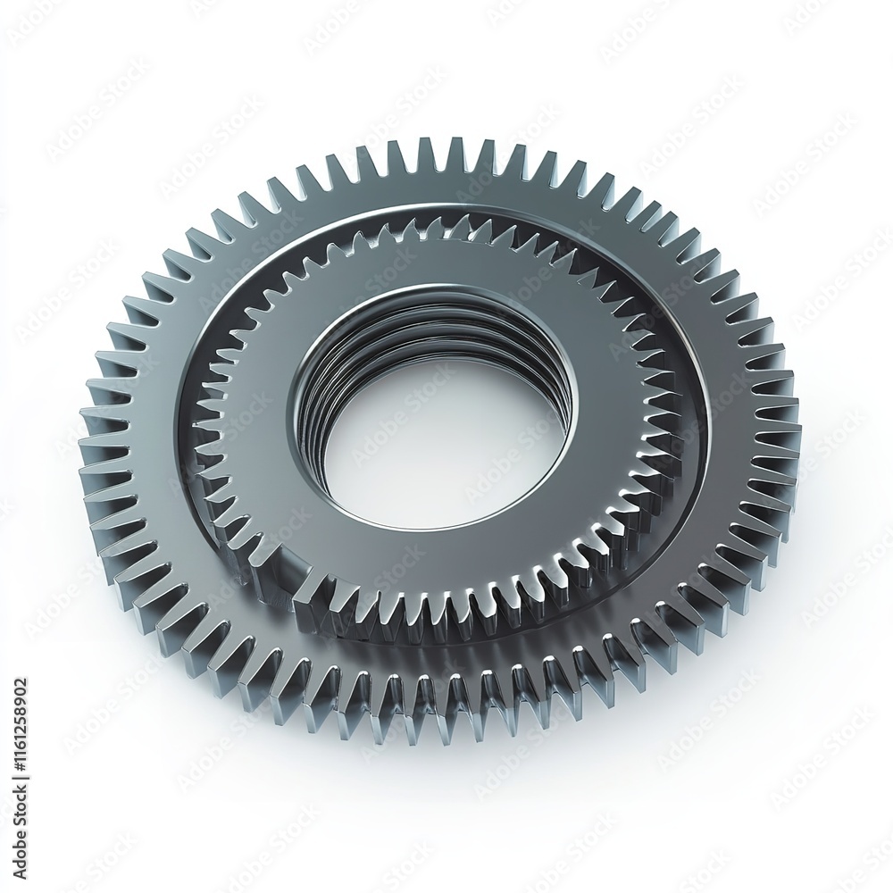 A Gear System with Two Standard Gears and One Bevel Gear A Gear System with Two Standard Gears and One Bevel Gear