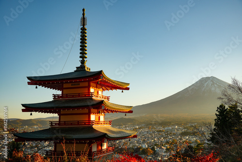 Chureito Pagoda Mt Fuji