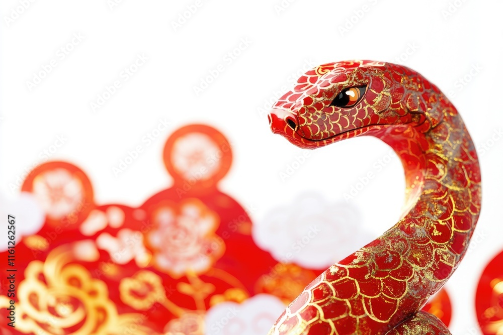 Obraz premium A detailed view of a serpent's head from a statue, suitable for editorial or decorative use