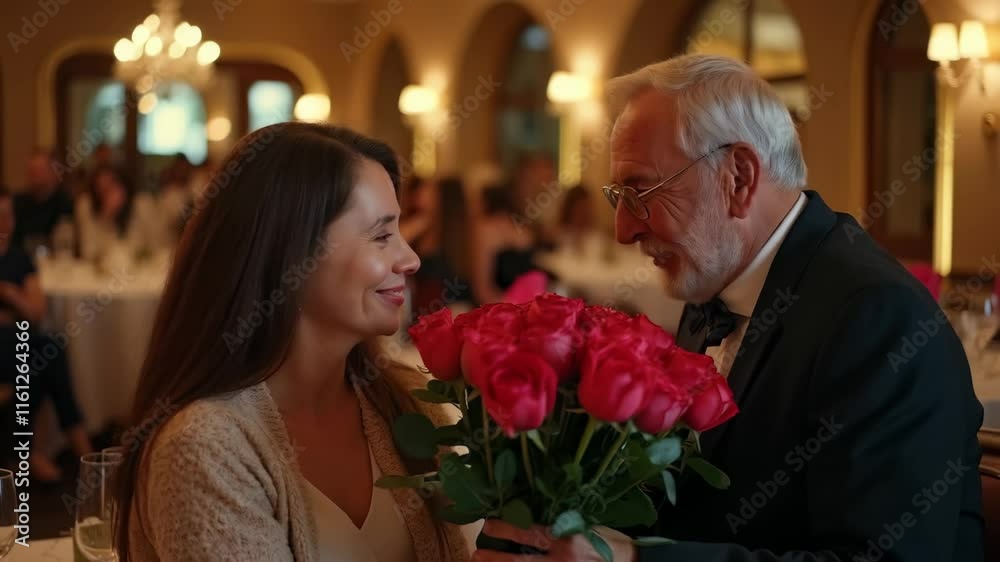 Romantic Dinner Setting A Heartwarming Moment for Couples Romantic Dinner Setting A Heartwarming Moment for Couples