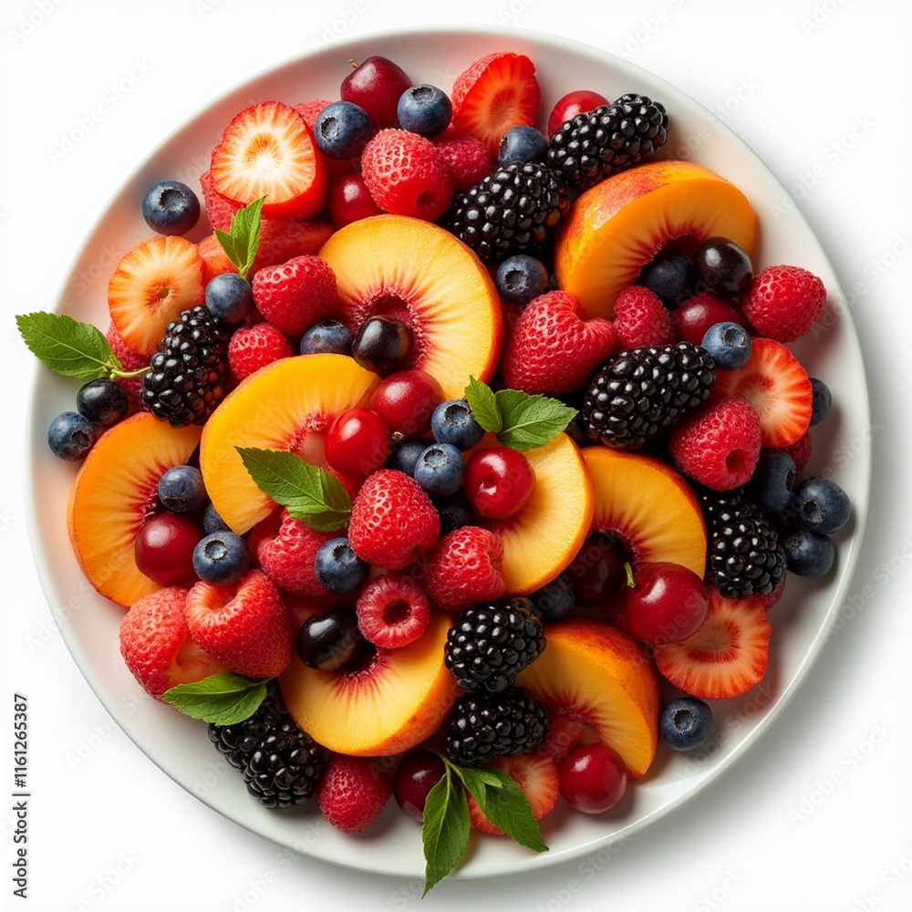 Fototapeta premium fresh fruit salad