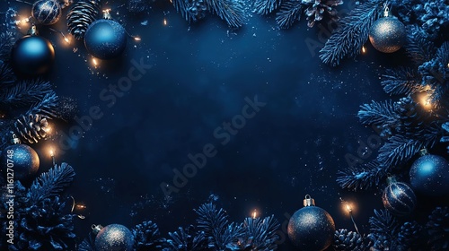 Blue Christmas background