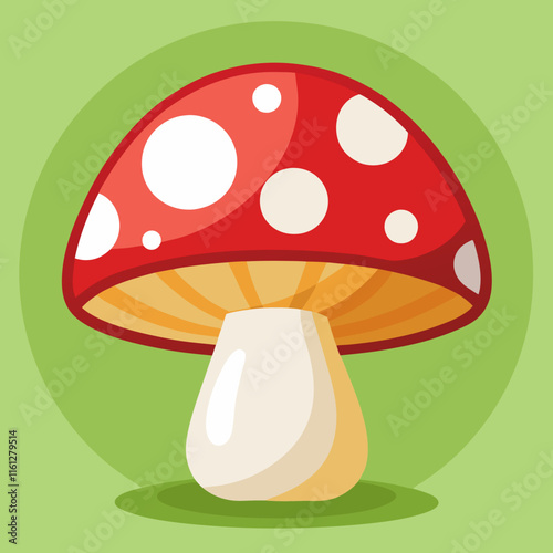 mushrooms on a white background