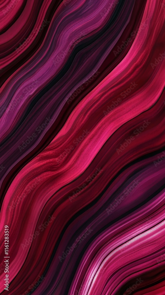 Obraz premium Black dark deep red burgundy cherry maroon crimson abstract background. Silk satin velvet fabric. Elegant luxury rich. Curtain drapery fold line wave flow. Romance Valentine Birthday Christmas. 