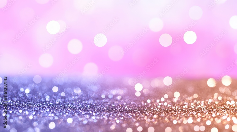 Elegant Glittering Background Perfect for Prom Invitations or Celebrations Creating a Festive and Joyful Atmosphere with Sparkling Textures