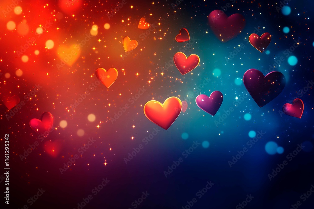 An abstract Valentine's Day background filled with swirling hearts in vibrant reds and pinks, evoking love and romance in a dreamy design. An abstract Valentine's Day background filled with swirling hearts in vibrant reds and pinks, evoking love and romance in a dreamy design.