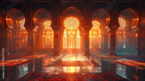 A large room with a lot of windows and a lot of light