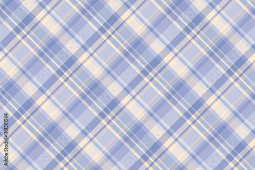 Patterned fabric background check, rag seamless vector tartan. Simple texture textile plaid pattern in light and white colors.