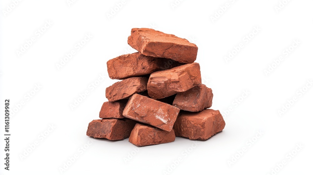 A Delicious Pile of Dark Chocolate Chunks Displayed on a Clean White Background Highlighting Their Rich Texture and Tempting Appearance for Gastronomy A Delicious Pile of Dark Chocolate Chunks Displayed on a Clean White Background Highlighting Their Rich Texture and Tempting Appearance for Gastronomy