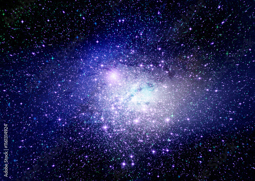 Obraz na płótnie Stars of a planet and galaxy in a free space Elements of this image furnished by NASA. w salonie