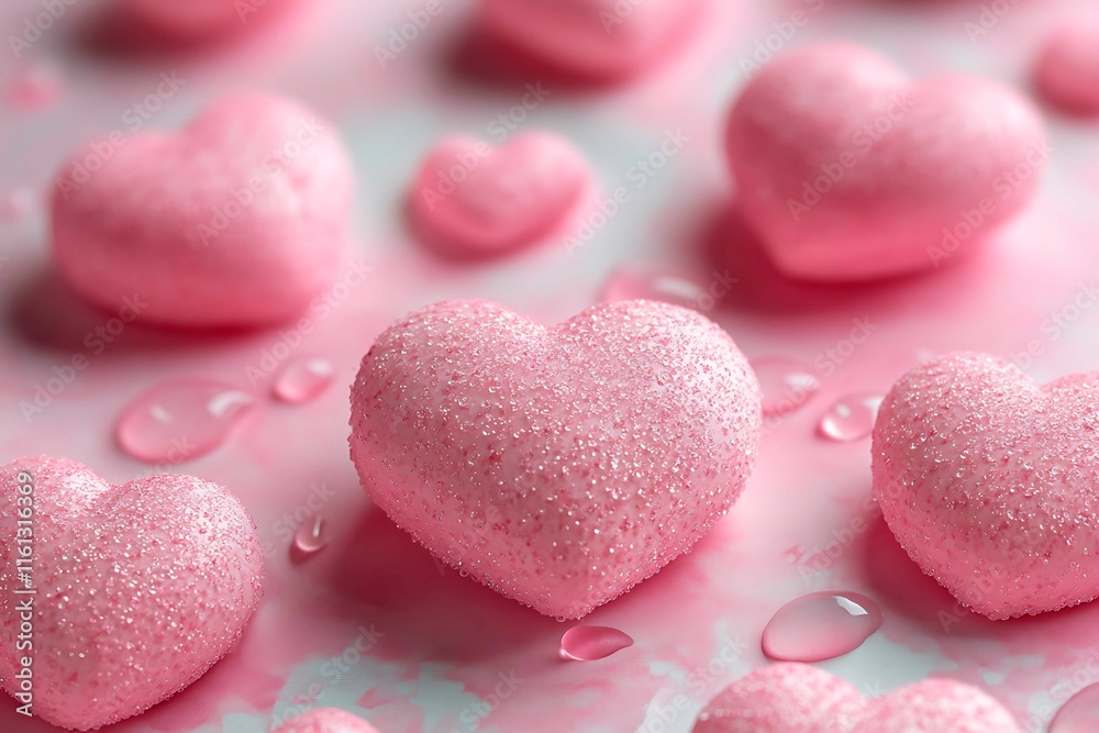 An abstract Valentine's Day background filled with swirling hearts in vibrant reds and pinks, evoking love and romance in a dreamy design. An abstract Valentine's Day background filled with swirling hearts in vibrant reds and pinks, evoking love and romance in a dreamy design.