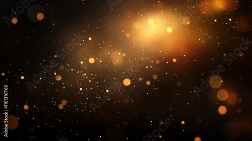 Golden Glitter Background Design