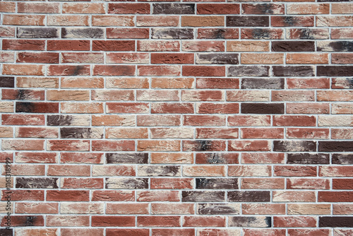 Brickwork in loft style, background.