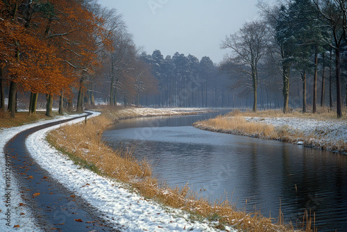 Beautiful Winter With Snow