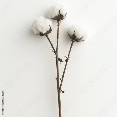 Cotton Flower Isolated