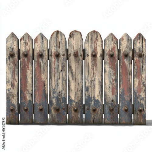 Farm Fence Isolated