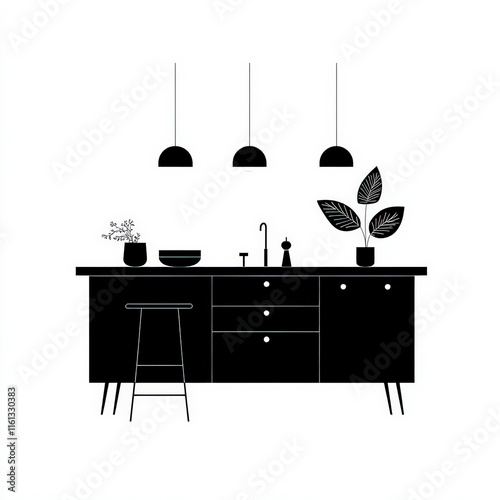 Kitchen Furniture Silhouett...