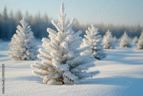 Spruce In Winter