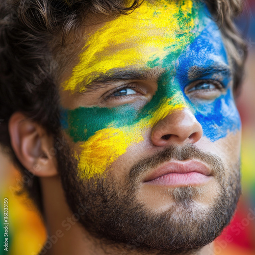 Soccer Fan Isolated