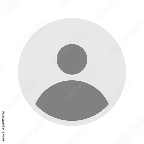 Creative User Profile Icon in Vector Style.