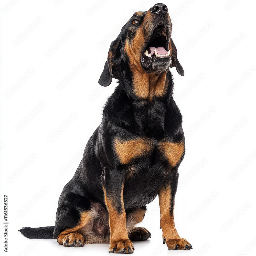 Obraz premium Dog Barking Isolated