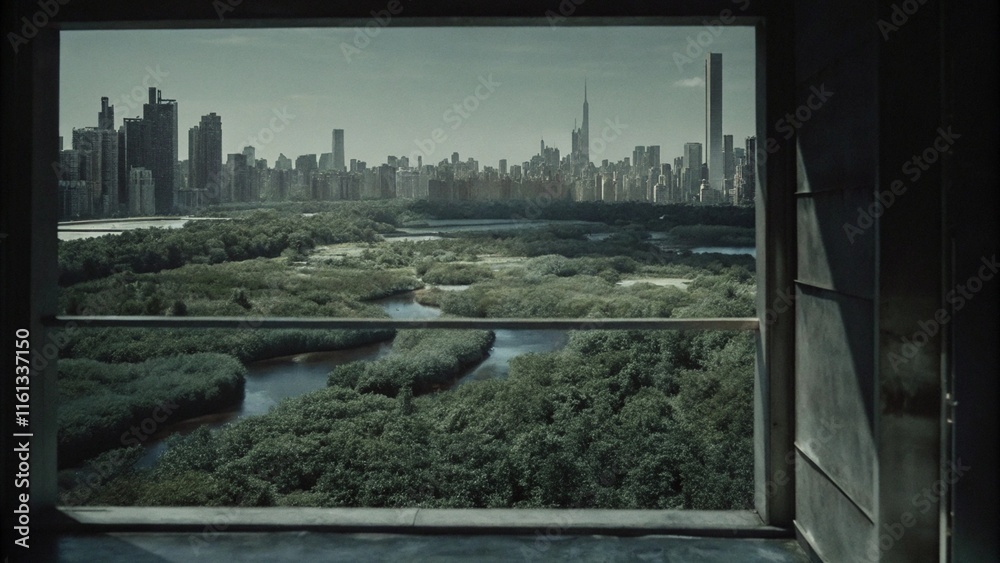 Fototapeta premium futuristic city