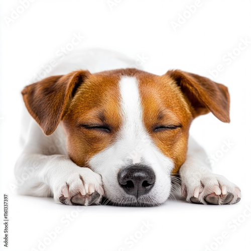 Sleeping Dog Isolated