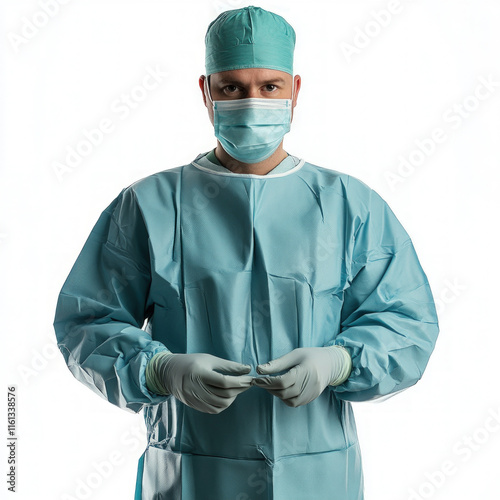Doctor With Mask Isolated
