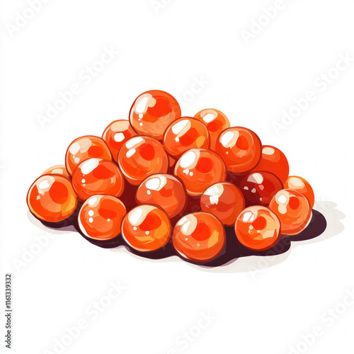 Red Caviar Isolated
