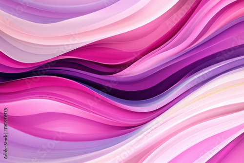 Purple Abstract Wave Backgr...