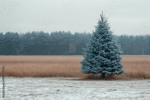 Silver Winter Background