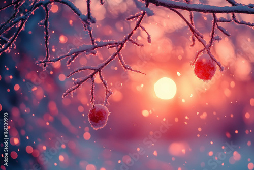 Abstract Winter Background