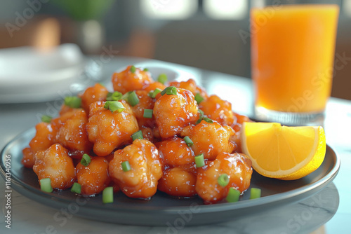 Chiken Food, Served On A Table
