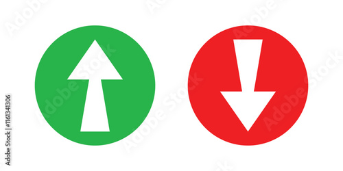 Up and down arrow sign symbol.