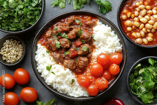 Dubai Food, Served On A Table
