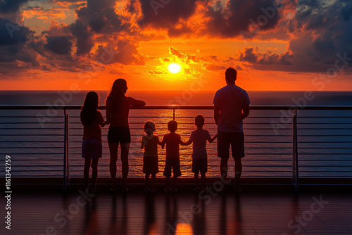 Happy Family On Deck