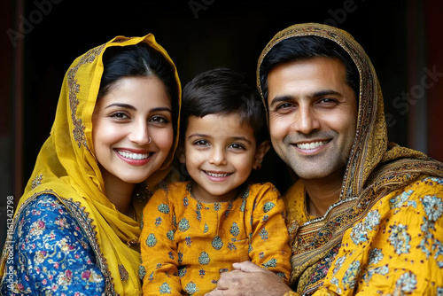 Happy Family In India