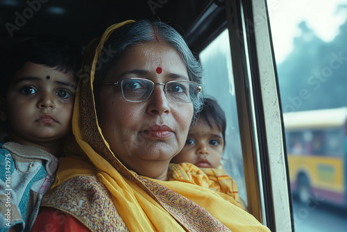 Indian Family Traveling