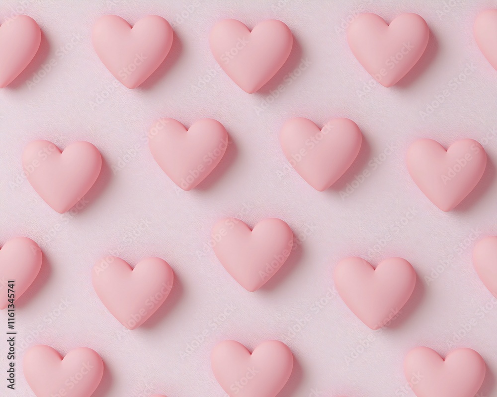 Valentine's Day Pink Hearts Pattern Love Romance Valentine s Day Background Valentine's Day Pink Hearts Pattern Love Romance Valentine s Day Background