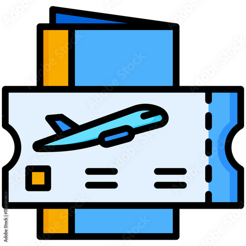 Plane Ticket Icon